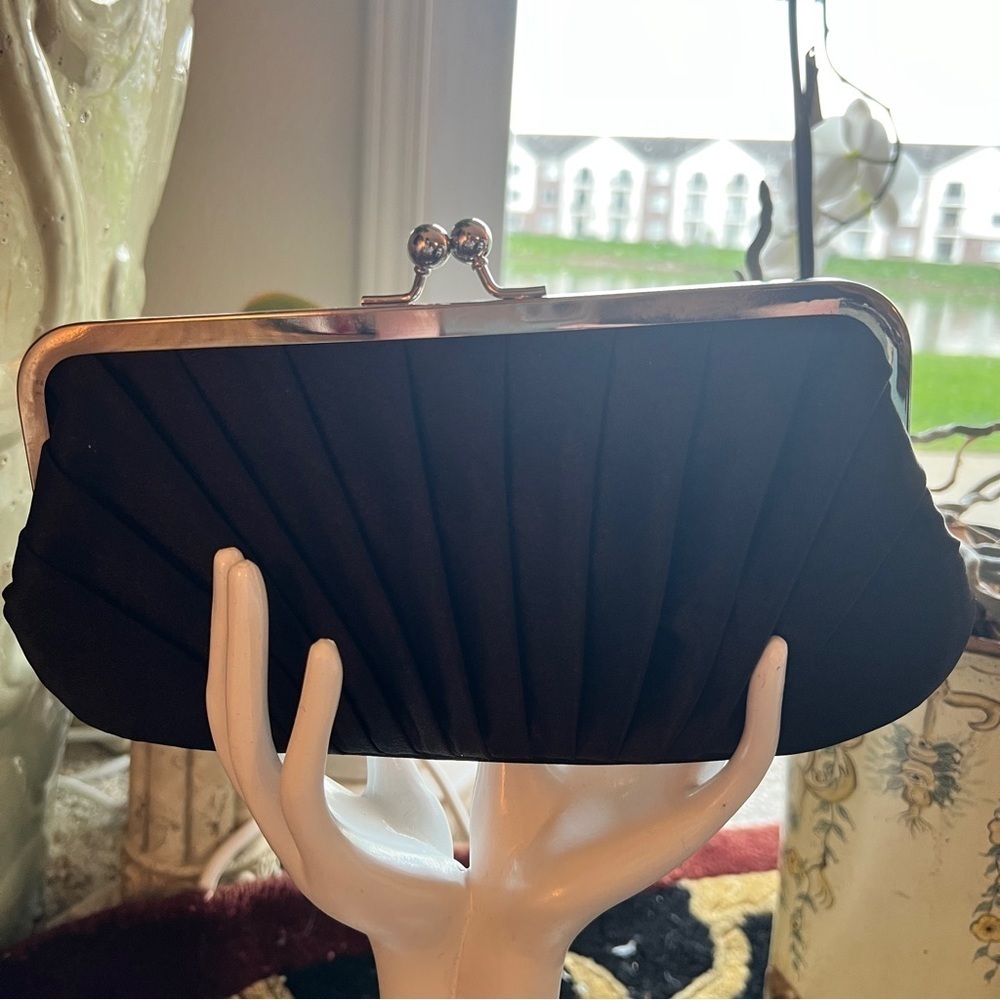 Bijoux Terner Little Black Clutch Shoulder Bag - Picture 13 of 14